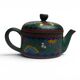 China, small cloisonné bronze teapot early 20th century