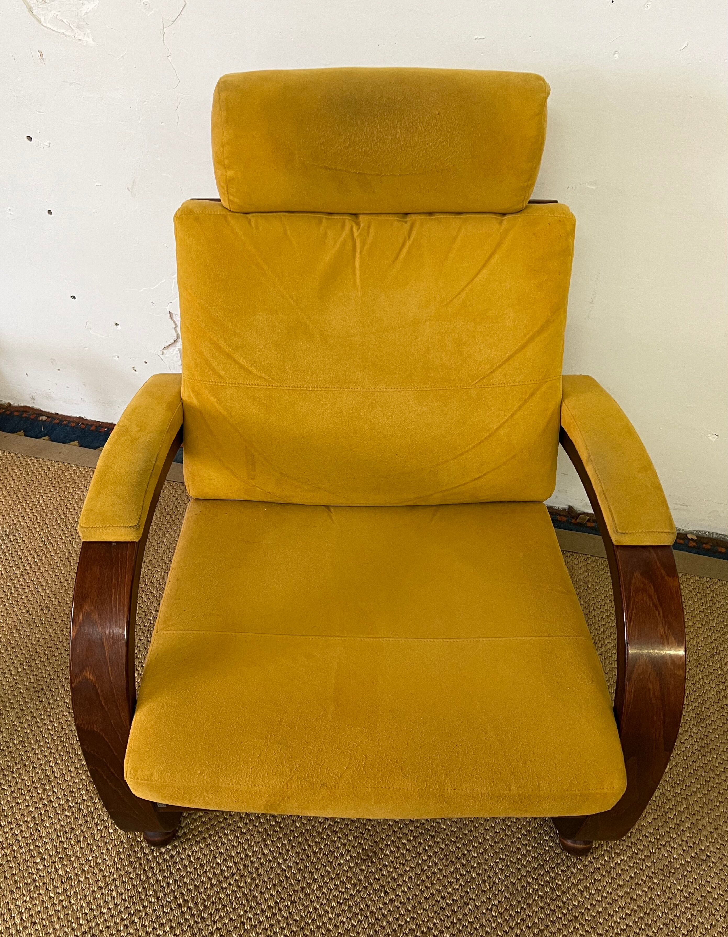 Nelo sweden vintage scandinavian leather armchair