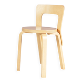 1950s Alvar Aalto pine wooden chair model: 65