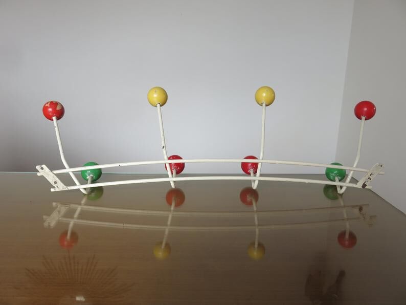 Coat door 8 patères balls color 50 60