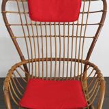 Bamboo Rocking Chair by Haruki Miyajima, 1960s