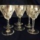 Suite of 6 stemmed glasses for cooked or digestive crystal wine size