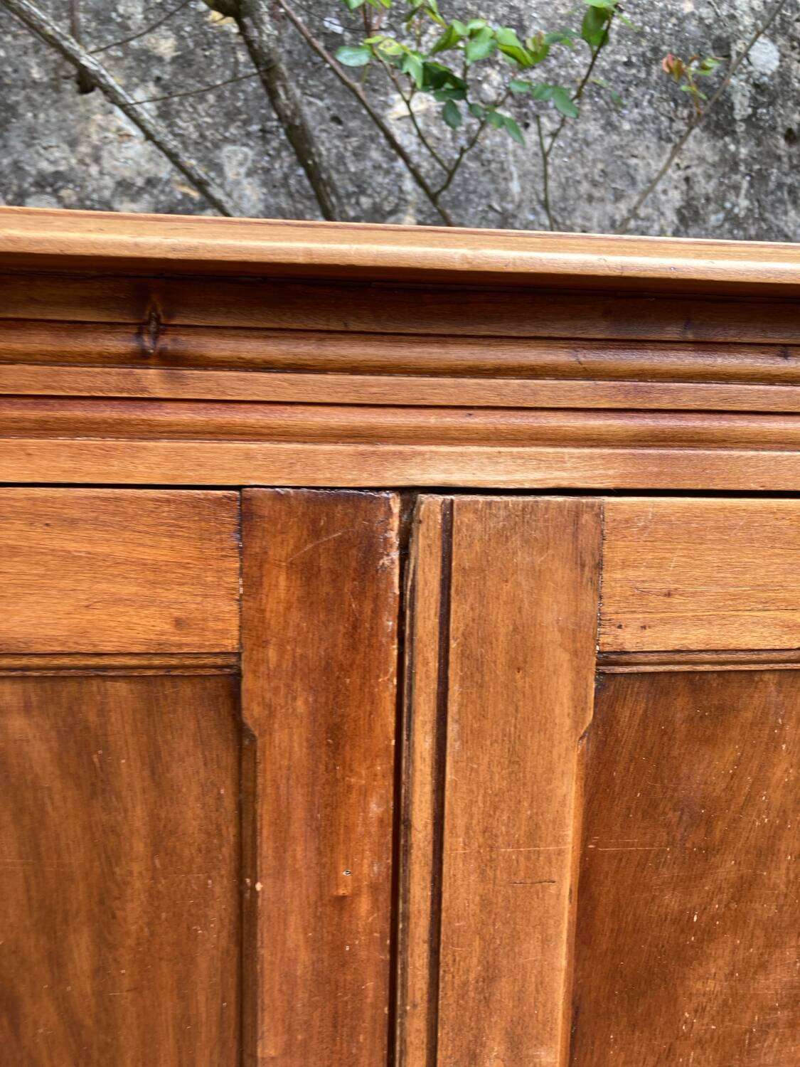 Small antique wardrobe in Art Deco style