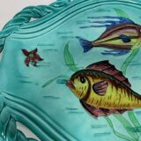 Large ceramic cut dish Monaco Cerart fish