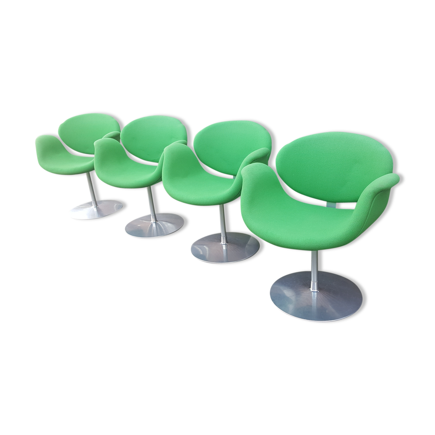 Lot of 4 Pierre Paulin Tulip Chair