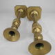 Pair candlesticks brass