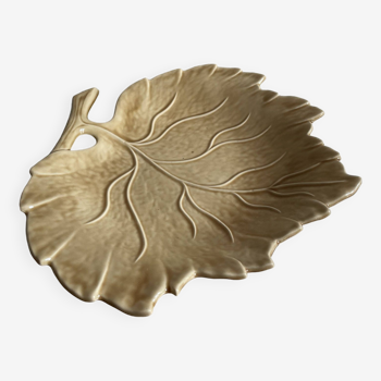 Large ceramic leaf shape bowl