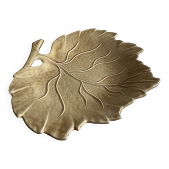 Large ceramic leaf shape bowl