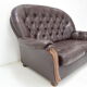 Mid-century Leatherette Two Seat Sofa,1990's.