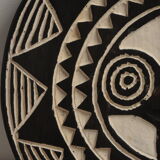 Black and white sun mask