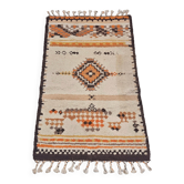 Tapis Barber Vintage Noué Main Très Épais Maroc 1970s