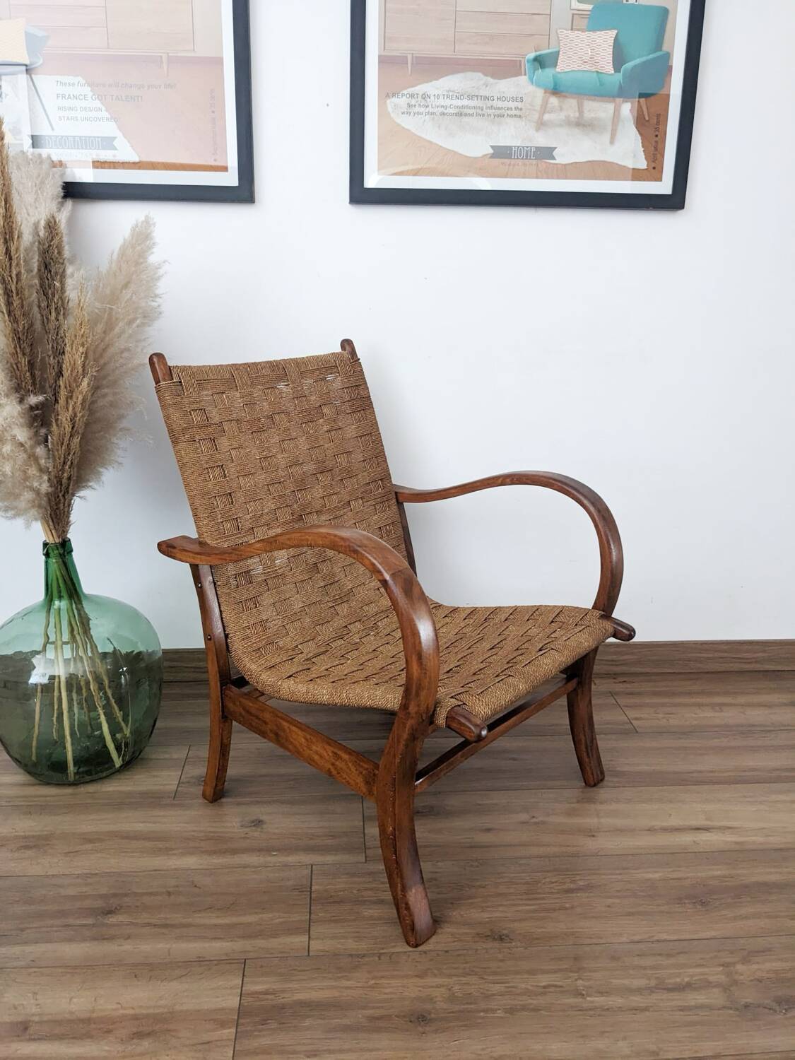 Bauhaus armchair by Erich Dieckmann Art Deco 1930s