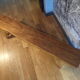 Brutalist elm farm bench