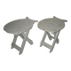 pair of folding stools