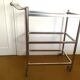 Metal and sand glass rolling table