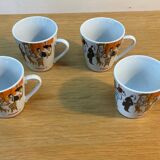 Lot de 4 tasses Maxim’s