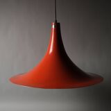 Suspension sorcière XL Massive Lighting, orange laqué, Belgique, 1960s