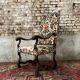 Walnut armchair Louis XIII of the seventeenth century