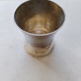 Gobelet timbale en métal argenté st Médard 1960