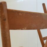 Suite de 3 chaises de Adolf Schneck 1940 vintage