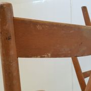 Suite de 3 chaises de Adolf Schneck 1940 vintage