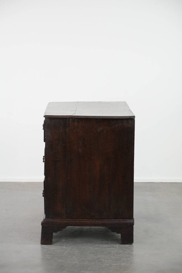 Subtle English Antique Oak Chest from the 18th Century