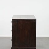 Subtle English Antique Oak Chest from the 18th Century