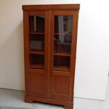 Vintage Dutch oak 2 door bookcase