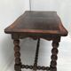 Wooden coffee table legs turned vintage