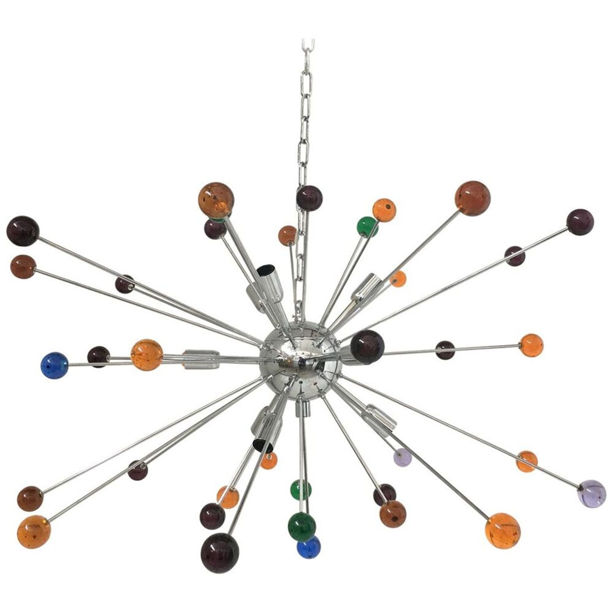 Star Murano glass chandelier