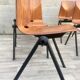 Ensemble de 6 chaises industrielles Galvanitas S30