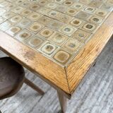 Scandinavian oak and ceramic table