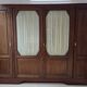 Large antique oak administration cabinet