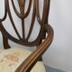 George III Mahogany armchair attributed to William and John Linnell circa 1775