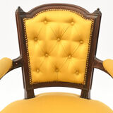 Louis XVI style convertible armchair