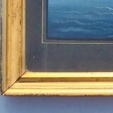 Large Neapolitan gouache: View of Naples. 19th century. Giuseppe Scoppa (attributed)