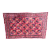 Tapis en laine artisanal, Pakistan fin 20ème