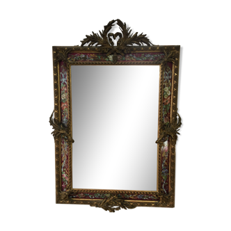 Venetian mirror adorned with 19th century  98x150cm