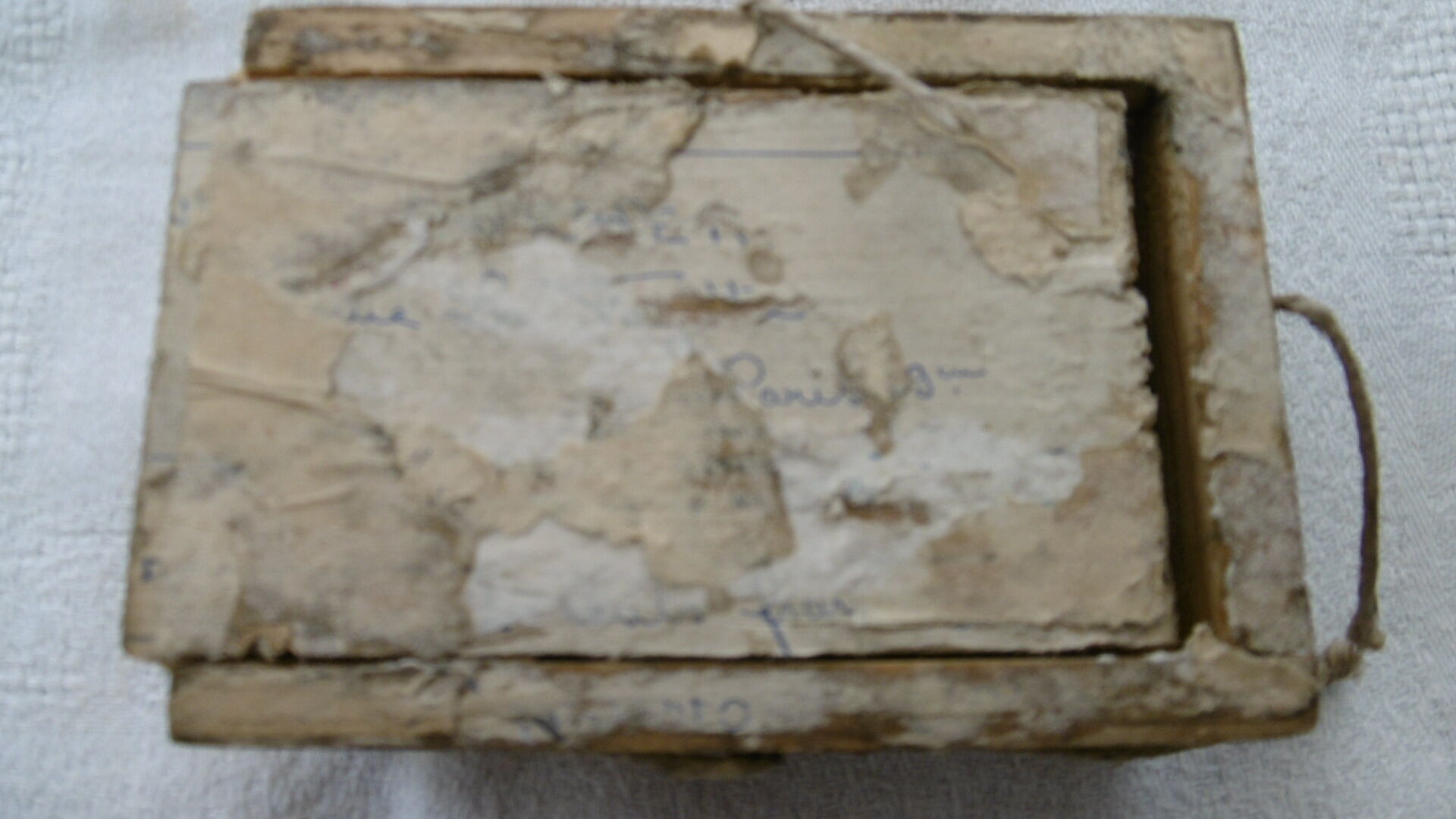 Old boxes postal transport