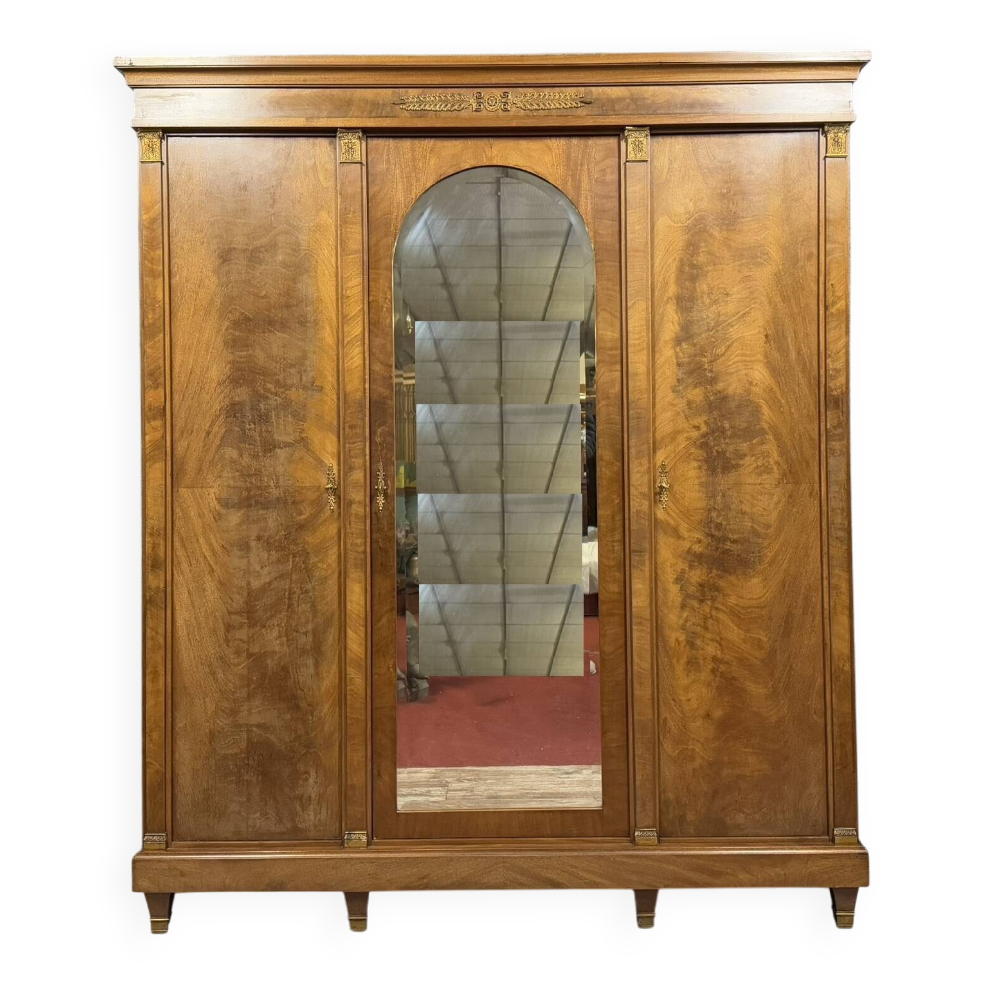 Empire style mahogany trouser cabinet circa 1920