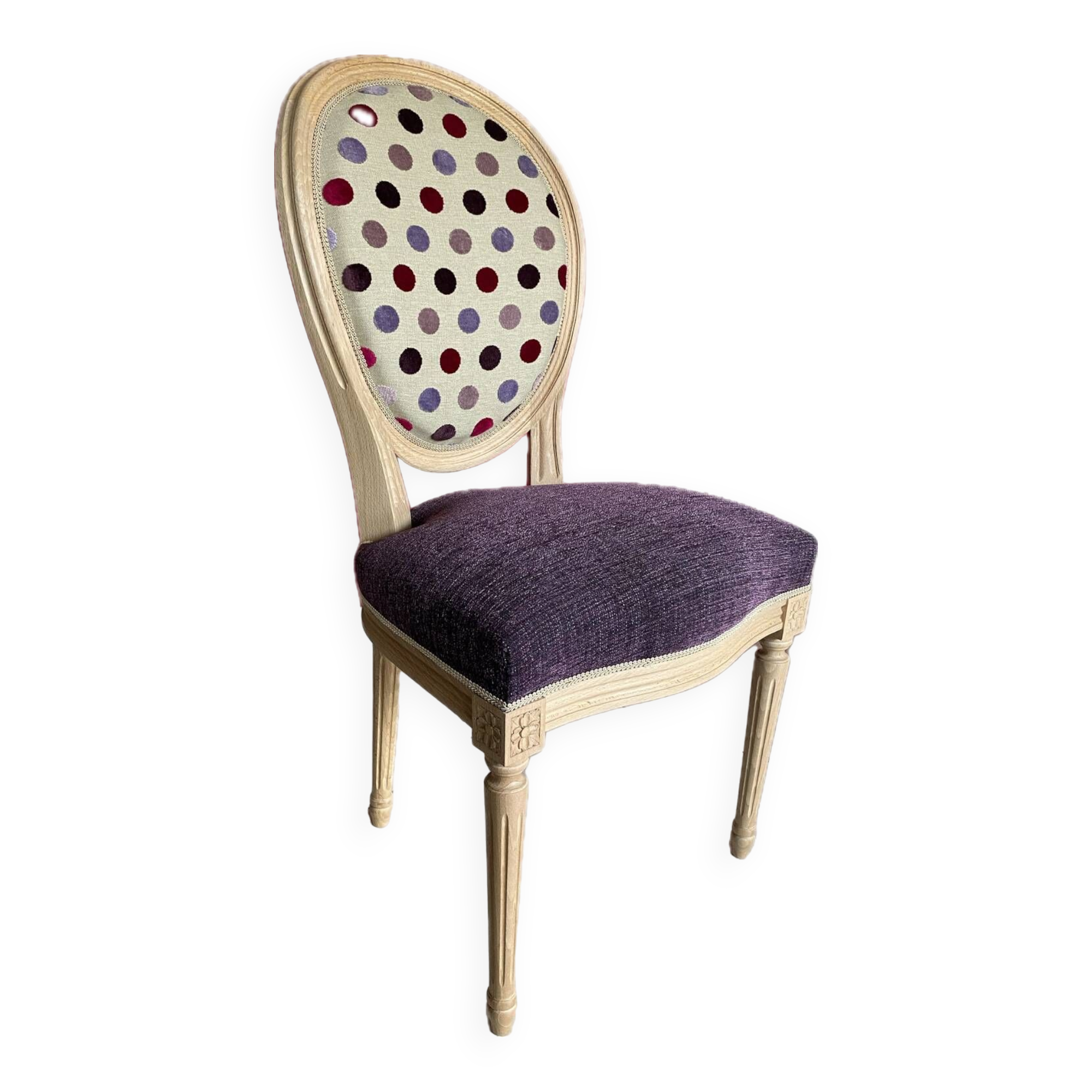 Chaise Médaillon style Louis XVI