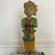 Figurine traditionnelle en bois peint