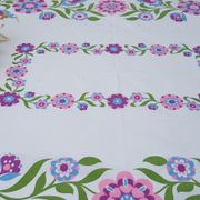 Vintage floral tablecloth