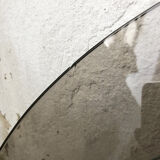 Smoked round design mirror Veca Italy