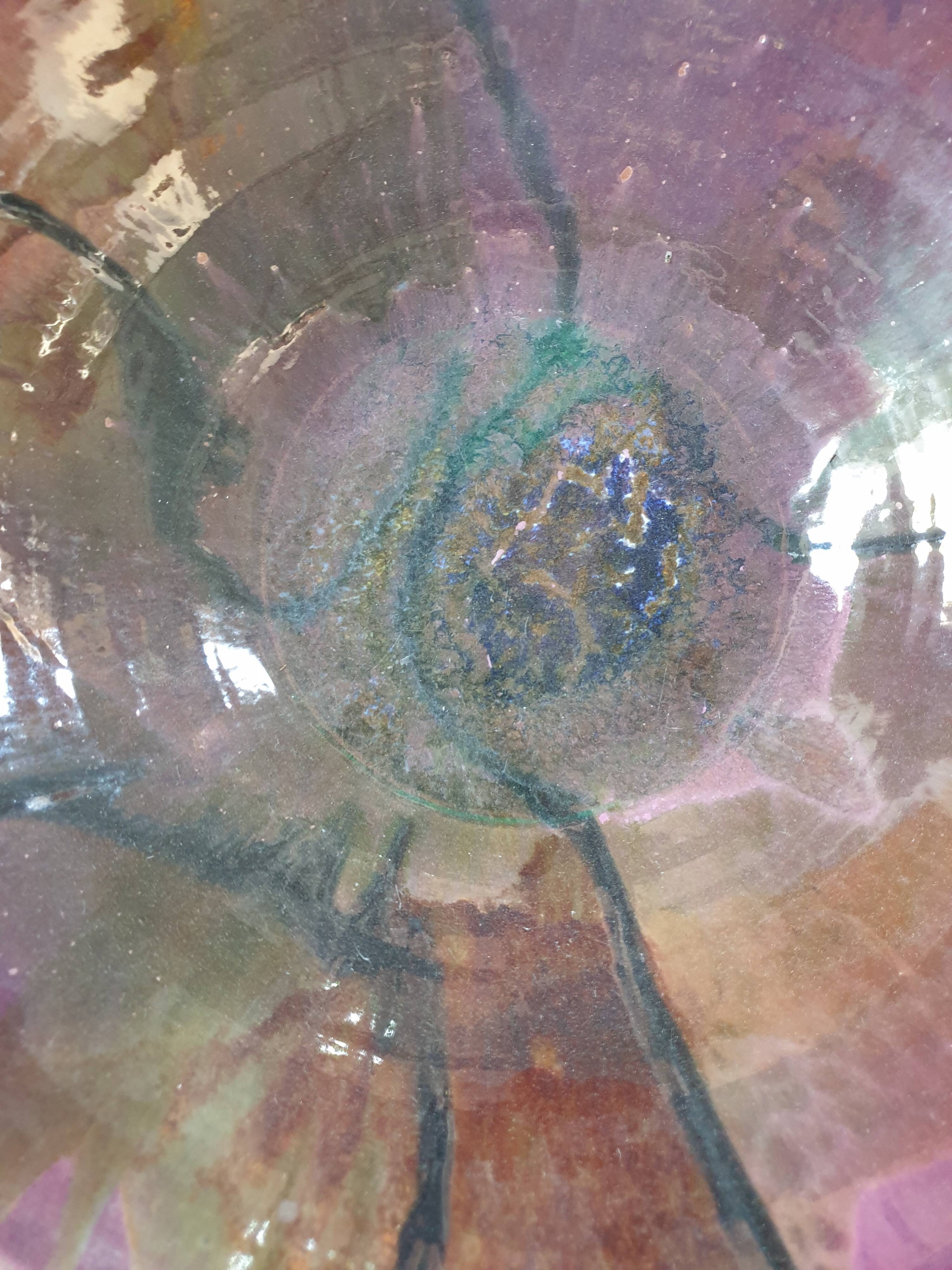 Purple dish