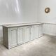 Enfilade vintage patine gris clair