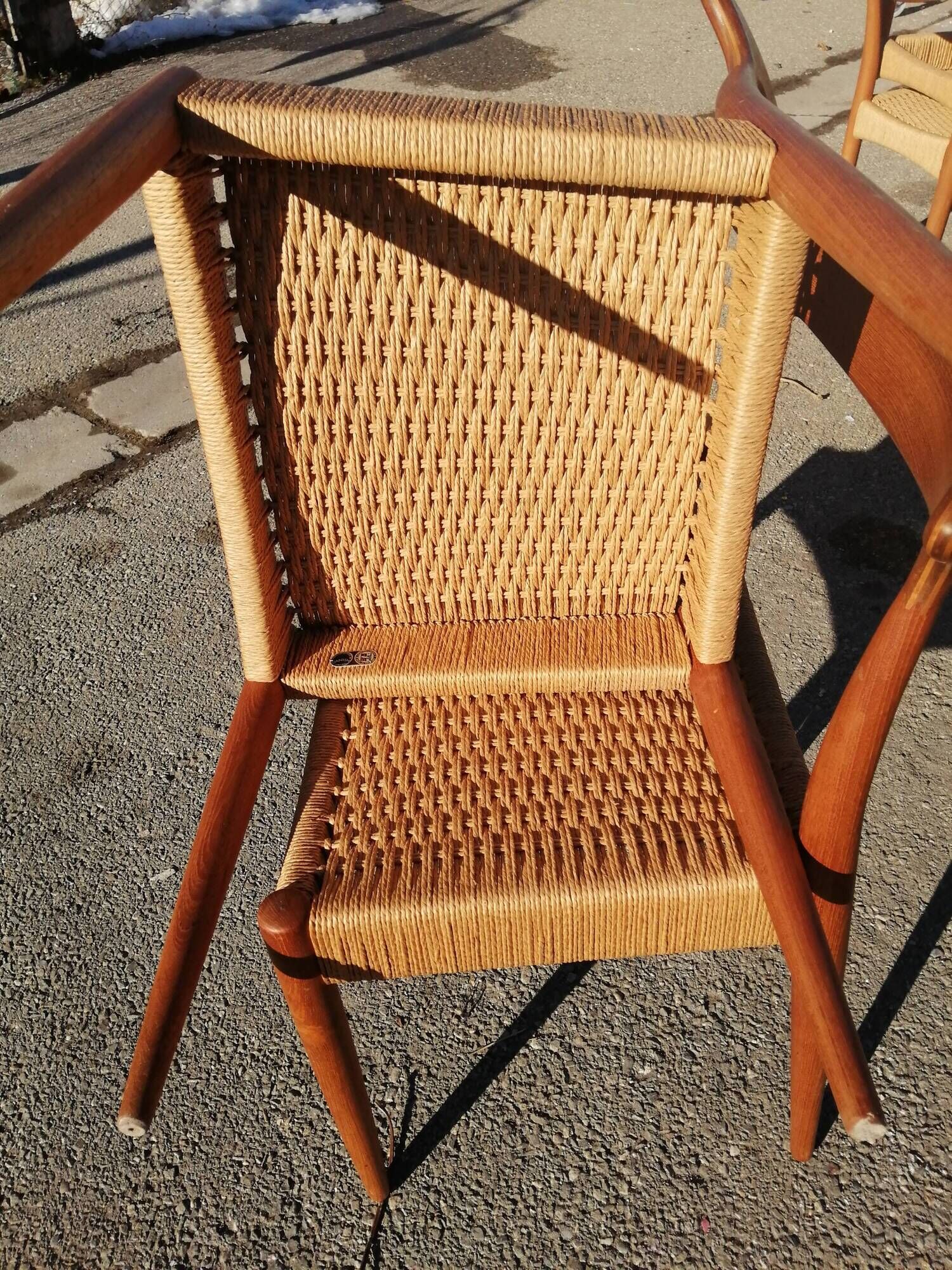Series of 6 Scandinavian chairs Arne Hovmand-Olsen for Mogens Kold - 60s