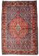Handmade antique Persian Bidjar rug 4.5' x 5.6' (137cm x 170cm) 1900s - 1B740