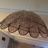 Relux Italy wicker flower pendant light