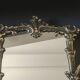 Antique dressing table mirror. Easel stand. In old gold bronze 22x17.